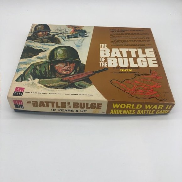 Vintage 1965 Avalon Hill The Battle of the Bulge World War II Battle Game - Picture 8 of 11